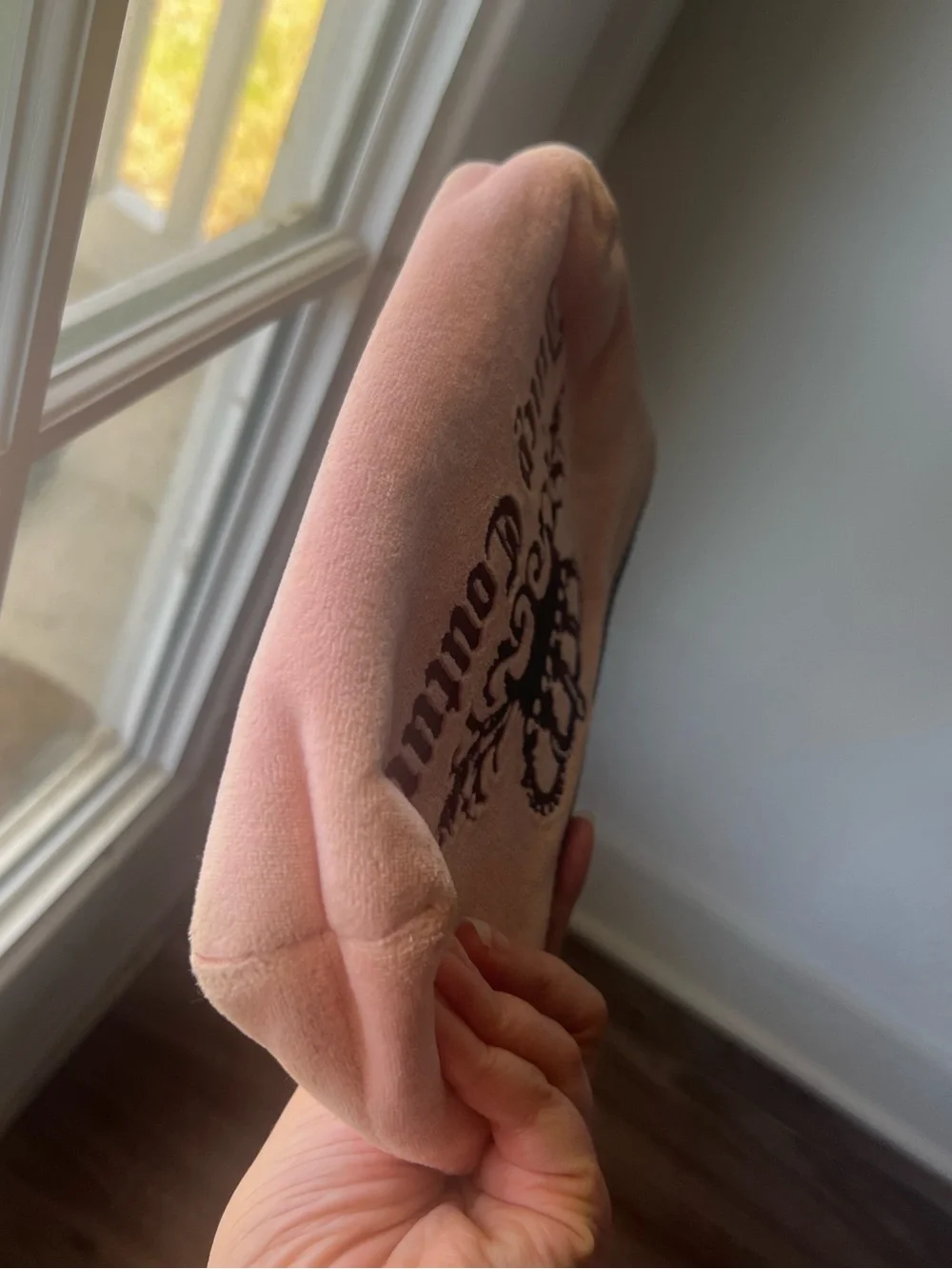 Juicy Couture Baby Pink Pouch from early 2000s